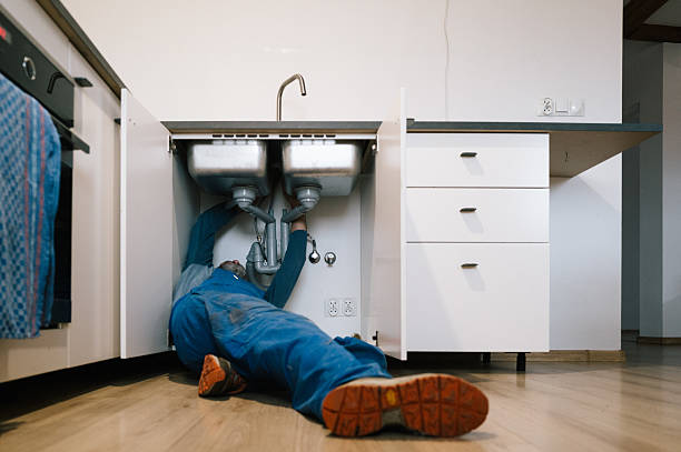 Professional Drain Cleaning technician working in Wood-Ridge, NJ